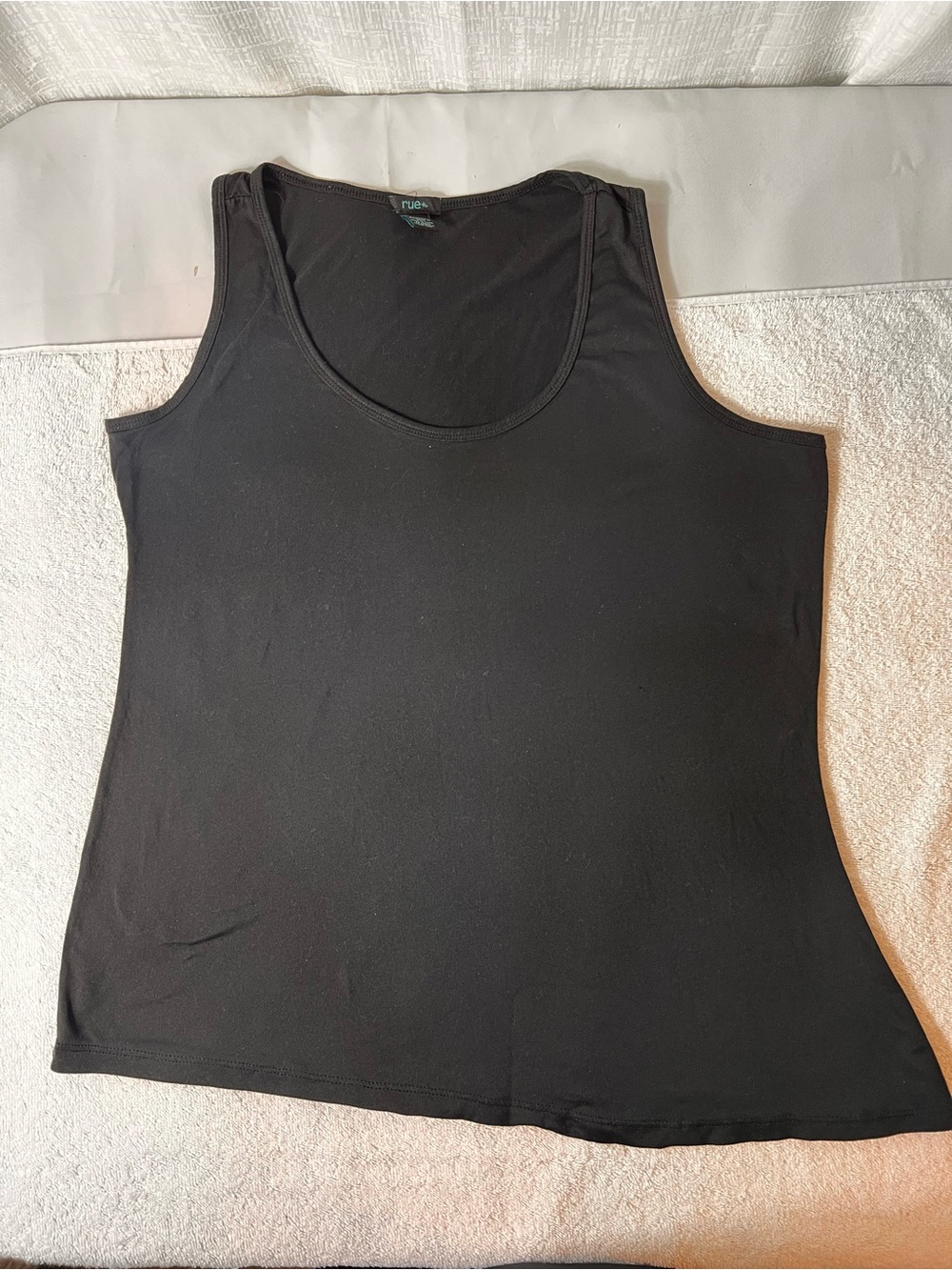 Rue21 Black Scoop Neck Tank Top PLUS SIZE 2X